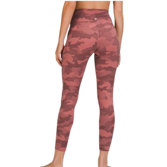 Lululemon Align High-Rise Pant 25" - Heritage 365 Camo Brier Rose Multi - Picture 1 of 10